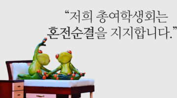 총여학생회의 혼전순결 캠페인, 무엇이 문제냐고?