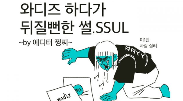 와디즈 하다가 뒤질뻔한 썰.SSUL