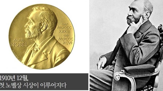 1910년 12월, 첫 노벨상 시상이 이루어지다