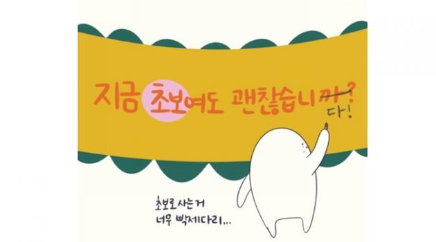 35살에 초보여도 괜찮습니다