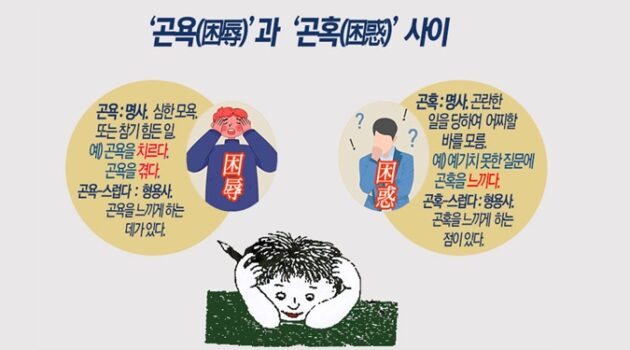 ‘곤욕’과 ‘곤혹’은 어떻게 다를까?